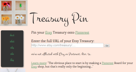 Treasury Pin   Artistically Place Your Etsy Treasury on Pinterest